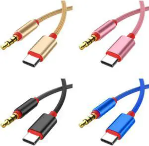 2019 NEW USB Type C Aux Audio Cable to 3.5mm Jack Female Speaker Cable for Headphone Headset Aux Cord for