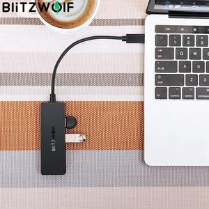 BW-TH3 USB Hubs 4 in 1 Type-C to 4-Port USB 3.0 Port Hub  Hub with OTG Function 5Gbps USB 3.0 Transmission