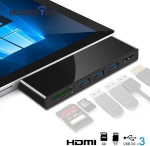 USB 3.0 card reader hub hab 4K HDMI Surface-pro adapter for /TF micro  for Microsoft Surface Pro 6/Pro 5/Pro 4/Pro 3 tablet