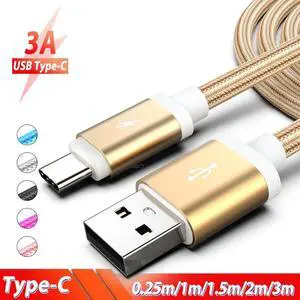 0.25m 1m 1.5m 2m 3m USB Type C Cable USB C Type-C Charging Wire Cord for  Galaxy S20 A71 M31s A3 A5 A7 2017 A8 A9 2018