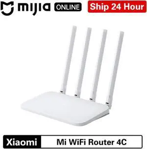 Original  WIFI Router 4C 64 RAM 2.4G 300Mbps Intelligent APP Control Router 4 Antennas Stable Game Wifi Repeater for Home
