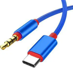 Male To 3.5mm Male Audio Jack Adapter Portable Type C Audio Cable For  S20 Note 10 Plus  P40 Pro