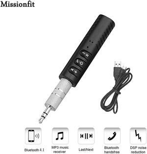 Receiver Car Kit Adapter Wireless  3.5 Mm Aux Audio Stereo Music Hand- Vehicle Adapter Hand- Vehicle Adapter