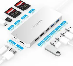 3 Dock USB Type C to HDMI HUB Adapter for MacBook  Dex Galaxy S10/S9 USB-C Converter /TF Card Readers