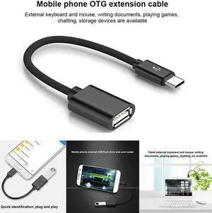 USB OTG Cable  Transfer  USB Male To USB Female Adapter for  HTC Android