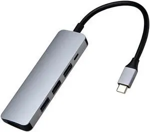 5 In 1 Usb Type C Hub Aluminium Alloy Usb 3.0 Hub Port Usb C Adapter Computer Accessories Wholesale Dropshipping 5 In 1 Usb Type C Hub Aluminium Alloy Usb 3.0 Hub Port Usb C Adapter Computer Accessories Wholesale Dropshipping