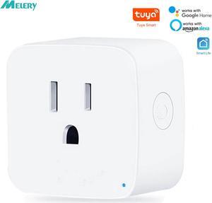 Smart US Plug Electrical Power Socket Adapter Outltes Timer Wireless App Remote Control by Smartlife Tuya Alexa Google Home