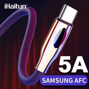 i Type C USB Cable For  Galaxy S10 S9 S10E Plus A50 Note 10 9 8 Quick Charge 3.0 4.0 PD  Phone Charger