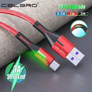3 Color Usb Type C Cable Fast Charging Charge Cabos For  S20 A71 5G A50 A51 A70 A20 Tab S6 Ipad Pro Quick Charger Kabel