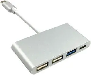 Portable Design USB-C/Type C USB 3.1 to USB Type C & 3-Port USB 3.0 Hub Adapter For Macbook High Quality