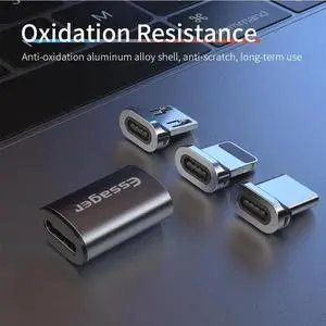 USB To 3 Plug Connector Micro To Magnetic Type C Charger Adapters Converters Accessories For Magnetic Head Cable TXTB1