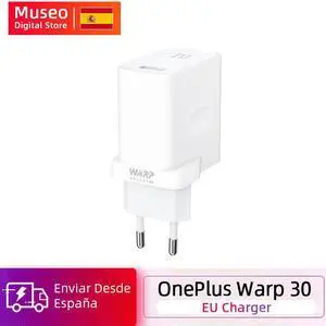 Original  Warp Charge 30 Power Adapter Warp 30W EU Charger Cable Quick Charge 30W For  8 7 7T 8 Pro