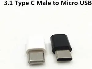Cable -C 3.1 Type C Male to Micro  Female Adapters Type-C Converter Mole Phone Cables For Macbook Nokia Nexus