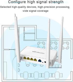 T WE1626 Wireless WiFi Router 300Mbps Wireless Router With 4 External Antennas Support 3G 4G USB Modem  openWRT/Omni II Access