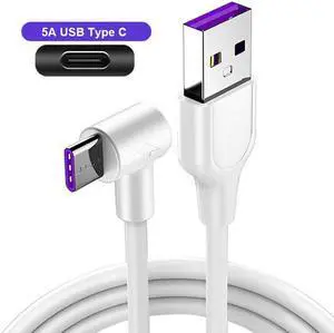 5A USB Type C Cable Fast  Sync Charging Cable for  P30 Lite P20  Sync USB C Cable for  S10 for  Phone