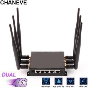 WAN/Dual 4G Load Balancing Enterprise Wireless Router High Power 300Mbps WiFi Router LTE Modem Router with Dual SIM Card