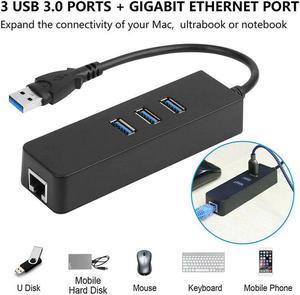 3 Ports Usb 3.0 Gigat Ethernet Lan Rj45 Network Adapter Hub To 1000Mbps Pl Rj45 Network Adapter Hub