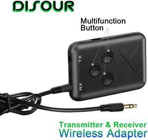 Wireless Transmitter Receiver 2 IN 1 3.5mm Jack Audio Music Stereo Bluetooth Adapter Transmitter For TV Receptor For Car
