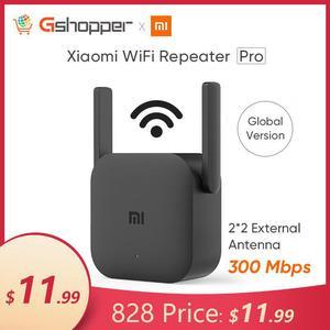 Global Version  Mijia WiFi Repeater Pro Amplifier Router 300M 2.4G Repeater Network Mi Wireless Router  2 Antenna Home