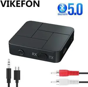 5.0 Receiver Transmitter 3.5mm 3.5 AUX Jack RCA USB Dongle Wireless Audio Adapter Handsfree Call For Car TV PC Speaker