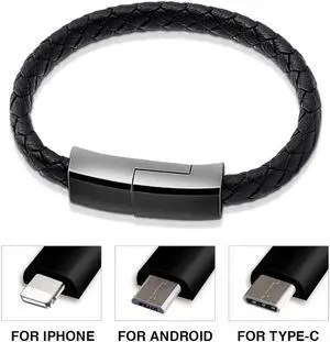 bracelet USB C micro USB charger cable phone fast charging cable for iPhone 11 Pro Max X XR XS iPad plus S8 bracelet USB C micro USB charger cable phone fast charging cable for iPhone 11 Pro Max X XR XS iPad plus S8
