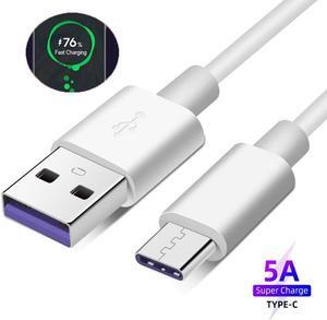 5A USB Type C Charging Cable for  P40 Mate 30 40 Pro Plus USB 3.1 Type-C USB C Super Charge Supercharge Cable