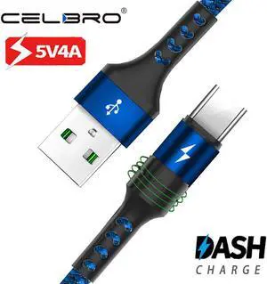 USB Type C Cable 5V 4A Warp Dash Charge for  Dash Cable for  8 7 Pro 7t 8Pro  Super VOOC Charging Cabel Usb C