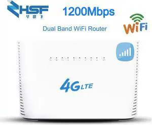 unlock 1200mbps wireless router Gigabit dual-band AC wireless router Wifi industrial router 4G LTE CPE mobile router