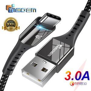 USB Type C Cable USB-C 3A Fast Charging Type-C Cable Sync  Cable for  S8 S9 S10  mi9 note 7 8 9 cord