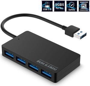 1 pc 4 Ports USB Hub High Speed USB 2.0/3.0 Hub Multi Splitter Expansion Mini Hub for Supports PC Laptop