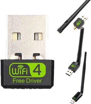 150Mbps  Driver USB Wireless Adapter WiFi Receiver Dongle Network Card for Desktop PC Laptop Computer Windows