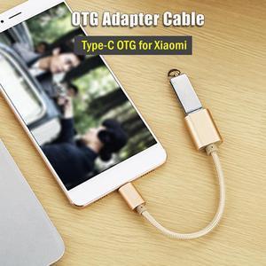 to Type-C OTG Adapter Cable for  Mi 9T 8 9 10 Pro Lite SE Mi 5 6 A1 A2 A3 Mix 3 Poco F1 X2 F2 Pro  C OTG Converter