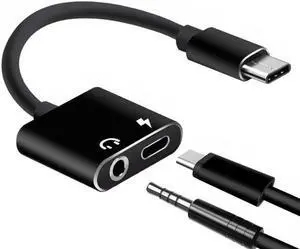 Type C To 3.5mm Earphone Jack Adapter For   9  Aux Audio Cable Headphone Charger Charging -C Converter