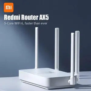 2020 New  Redmi Router AX5 WiFi 6 2.4G /5G dual Frequency Mesh network Wifi Repeater 4 High Gain Antennas signal extender