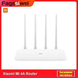 Mi 4A Router Gigabit Edition 2.4GHz+5GHz WiFi 16MB 128MB DDR3 High Gain 4 Antenna Remote APP Control Support IPv6 EU Plug