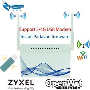 for any USB modem wireless WiFi router 3G/4G USB modem and 4 external antennas 802.11g 300Mbps openWRT/Omni II