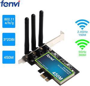 Wireless Dual Band PCI Express WiFi Adapter PCI-E Network Card WIfi 6  AX200 2.4G/5G With Antennas Desktop PC Windows 10