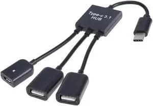 Type-C OTG Cable Adapter Micro USB Hub USB OTG Adapter for Smart Phone For windows/Mac OS/Linux system For Macbook PC