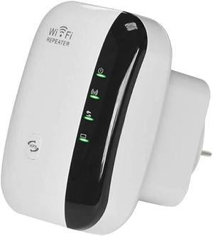 Signal Amplifier Enhancer, 300Mbps Wireless Router Repeater  Extender(EU Plug)