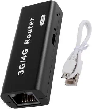 New Mini Portable 3G/4G WiFi Router Wireless Usb Wlan 4G Hotspot 150Mbps RJ45 USB WiFi Router For iOS Android Mobile Phone