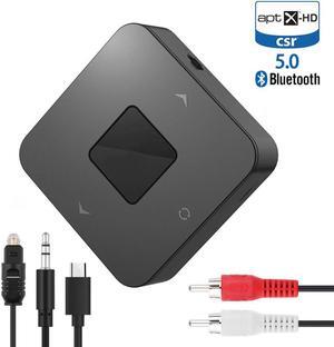5.0 Aptx LL Low Latency 3.5mm AUX RCA SPDIF Optical Audio Transmitter Receiver Wireless Adapter For TV PC Car Speaker