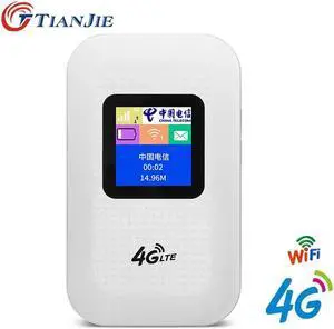 4G LTE Wifi Router 150Mbps Mini Mobile Hotspot Portable Car Mifi Modem Ulocked Wireless Dongle 3G 4G Wi-Fi Router