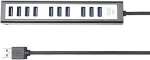 10 Port USB 3.0 Hub High Speed USB HUB Expansion Charger Adapter Multi USB Splitter for  PC Laptop
