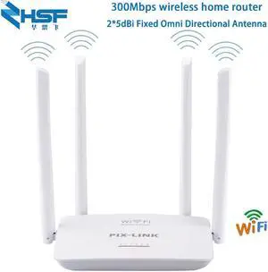 300Mbps wireless WiFi router Wi-Fi repeater Booster 5Ports RJ45 802.11N easy to set up home 4Pcs external antenna up to 32 users