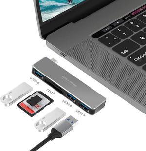 5-in-1 USB3.0 Hub Type-C Adaptor Card Reader for Laptop PC Mole HDD Flash Drive 5-in-1 USB3.0 Hub r60