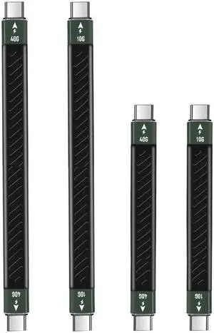 60W Thunderbolt 3 cable Certified 40Gbps Type C to C USB Fast USB C for Macbook Pro Quick Charge  Cable with Emark Chip