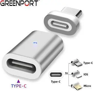 Type C Adapter Magnetic Charger USB Connector for  iPhone   Phone Charger Cable Converter