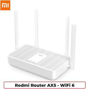 Redmi Router AX5 256M WiFi 6 Mesh Gigabit Dual-Band 2.4G/5.0GHz Wireless Router WiFi Repeater 4 High Gain Antennas