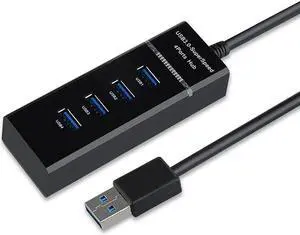 USB 3.0 Hub 4 Ports USB Hub High Speed  Sync Adapter for Computer Laptop USB Splitter Adapter USB Hub Adapter
