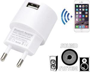 110V 220V Audio Adapter USB Wall Charger Wireless Bluetooth Receiver Adapter 3.5MM AUX V5.0 Audio Music Receiver EU US Plug